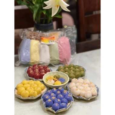 Bột hoa đậu biếc sấy lạnh 100g nguyên chất – dùng cho xôi, mứt dừa, màu xanh dương