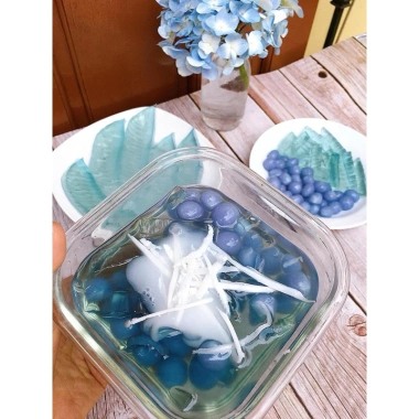 Bột hoa đậu biếc sấy lạnh 100g nguyên chất – dùng cho xôi, mứt dừa, màu xanh dương