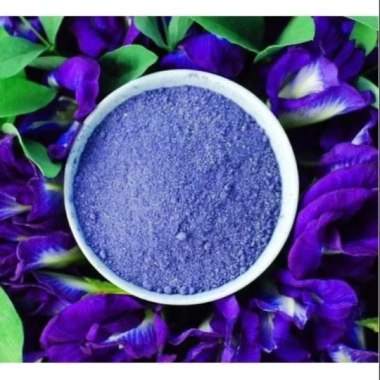 Bột hoa đậu biếc sấy lạnh 100g nguyên chất – dùng cho xôi, mứt dừa, màu xanh dương