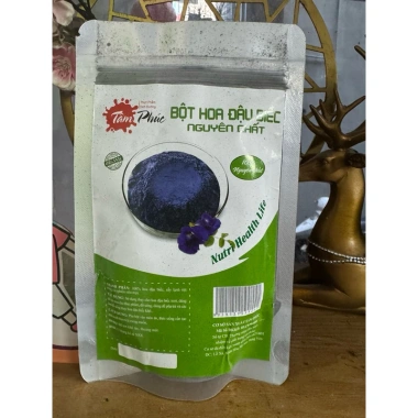 Bột hoa đậu biếc sấy lạnh 100g nguyên chất – dùng cho xôi, mứt dừa, màu xanh dương 9 Bột hoa đậu biếc sấy lạnh 100g nguyên chất – dùng cho xôi, mứt dừa, màu xanh dương 9