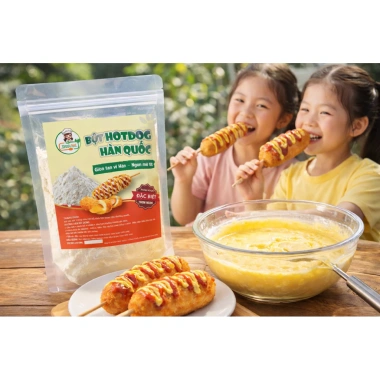 Bột Hotdog Trộn Sẵn Vị Hàn Quốc 500gr - Giá chỉ 48.000đ, giảm tới 21.440đ 2 Bột Hotdog Trộn Sẵn Vị Hàn Quốc 500gr - Giá chỉ 48.000đ, giảm tới 21.440đ 2