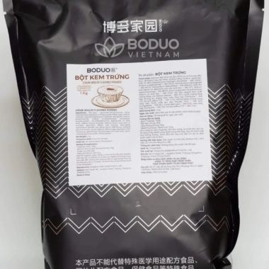 Bột Kem Trứng Boduo 1Kg - Nguyên liệu cao cấp cho trà sữa và làm bánh