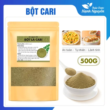 Bột lá Cari nguyên chất 500g - Cà Ri khô thơm, giảm giá 146k Thảo Dược Hạnh Nguyên