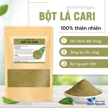 Bột lá Cari nguyên chất 500g - Cà Ri khô thơm, giảm giá 146k Thảo Dược Hạnh Nguyên