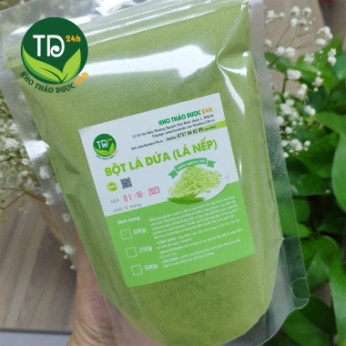 Bột lá dứa 100% - Màu xanh, hương thơm tự nhiên cho xôi lá nếp, mứt dừa, thạch - 19.898₫ 5