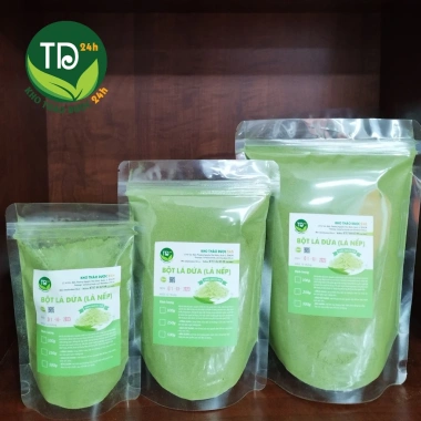 Bột lá dứa 100% - Màu xanh, hương thơm tự nhiên cho xôi lá nếp, mứt dừa, thạch - 19.898₫ 6