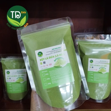 Bột lá dứa 100% - Màu xanh, hương thơm tự nhiên cho xôi lá nếp, mứt dừa, thạch - 19.898₫ 7