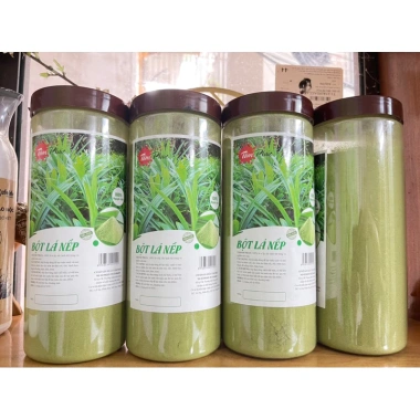 Bột lá dứa 500gr nguyên chất thơm lá nếp - Gia vị làm bánh, tạo màu, giảm giá 120k
