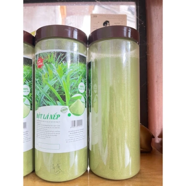 Bột lá dứa 500gr nguyên chất thơm lá nếp - Gia vị làm bánh, tạo màu, giảm giá 120k