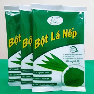 Bột lá nếp (lá dứa) Lá Thơm 50gr sấy lạnh nguyên chất 100% - Tạo màu xanh xôi cho bánh kẹo - Giá chỉ 45.000₫ 2