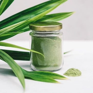Bột lá nếp (lá dứa) sấy khô thơm tự nhiên, màu xanh tươi – Giá 23.000đ