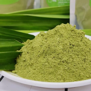 Bột lá nếp (lá dứa) sấy khô thơm tự nhiên, màu xanh tươi – Giá 23.000đ