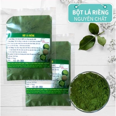 Bột lá riềng nguyên chất 100% sấy lạnh - Màu bánh chưng tự nhiên, gói 100-500g, giá chỉ 80.000₫