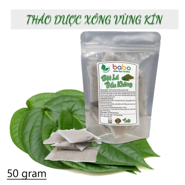 Bột lá trầu không xông hơ vùng kín sau sinh - làm sạch, ngừa nấm, giảm mùi 24k