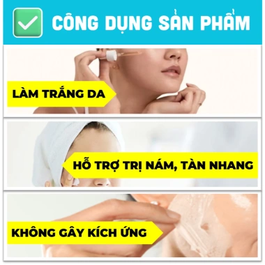 Bột làm trắng da 10-50g - Mờ thâm, serum, kem dưỡng, toner, chỉ 98.000 VNĐ 4