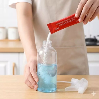 Bột Lau Kính LIBITU 1 Gói 4L - Sạch Bóng Gương, Không Vệt, Tiết Kiệm 35K