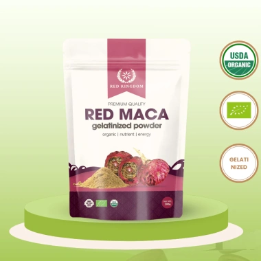 Bột Maca Đỏ Gelatinized Hữu Cơ Red Kingdom - Nhập khẩu Peru, Cân Bằng Nội Tiết, Dưỡng Da, Giá 229.000 VND 9