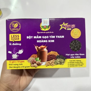 Bột mầm gạo tím Hoàng Kim GABA x6 - Ngủ ngon, giảm mệt mỏi, cải dáng, chỉ 280.000₫ 3