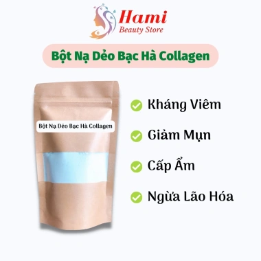 Bột Mặt Nạ Băc Hà Collagen - Kháng Khuẩn, Kháng Viêm, Giảm Mụn, Cấp Ẩm - Chỉ 20.000đ 5 Bột Mặt Nạ Băc Hà Collagen - Kháng Khuẩn, Kháng Viêm, Giảm Mụn, Cấp Ẩm - Chỉ 20.000đ 5