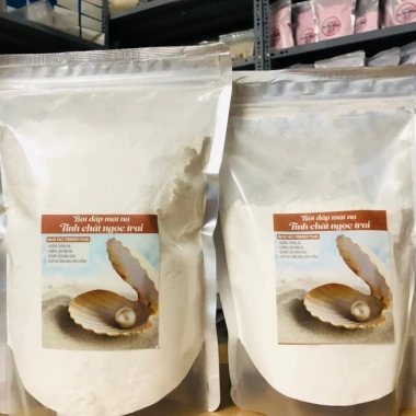 Bột Mặt Nạ Dẻo Ngọc Trai Nguyên Chất - Trắng Da, Dưỡng ẩm Sâu, Gói 500g/1.000g Giá chỉ 69.000₫ 3