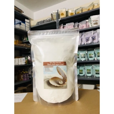 Bột Mặt Nạ Dẻo Ngọc Trai Nguyên Chất - Trắng Da, Dưỡng ẩm Sâu, Gói 500g/1.000g Giá chỉ 69.000₫ 4