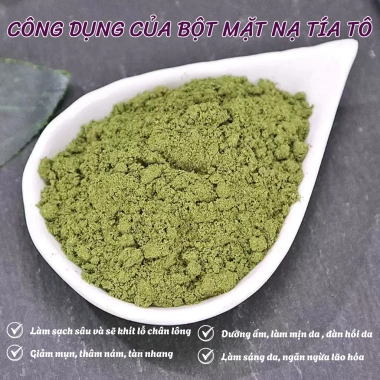 Bột mặt nạ tía tô 100g - Giảm mụn, sáng da, mờ nám, giảm tàn nhang, chỉ 56.000đ 4