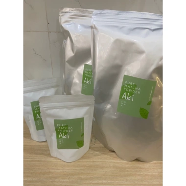 Bột Matcha AKI Nhật chính hãng - Túi chiết sẵn hàng, giảm giá, pha latte, nấu ăn, đắp mặt 3 Bột Matcha AKI Nhật chính hãng - Túi chiết sẵn hàng, giảm giá, pha latte, nấu ăn, đắp mặt 3