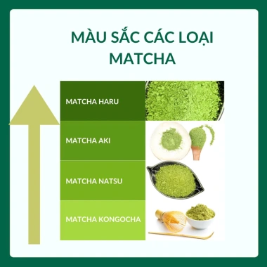 Bột Matcha AKI Nhật chính hãng - Túi chiết sẵn hàng, giảm giá, pha latte, nấu ăn, đắp mặt