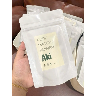 Bột Matcha AKI Nhật chính hãng - Túi chiết sẵn hàng, giảm giá, pha latte, nấu ăn, đắp mặt 10 Bột Matcha AKI Nhật chính hãng - Túi chiết sẵn hàng, giảm giá, pha latte, nấu ăn, đắp mặt 10