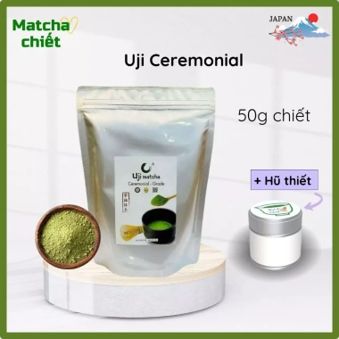 Bột Matcha Ceremonial gói nhỏ nguyên chất Nhật Bản - 39.000, hương thơm đậm, tăng sức đề kháng