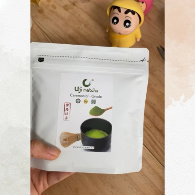 Bột Matcha Ceremonial gói nhỏ nguyên chất Nhật Bản - 39.000, hương thơm đậm, tăng sức đề kháng