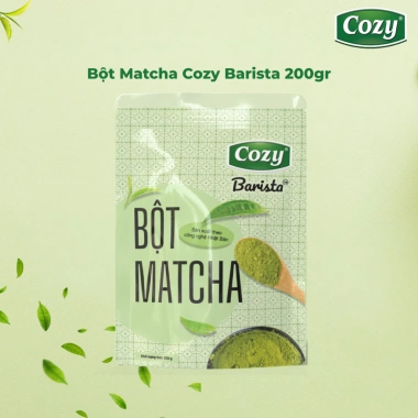 Bột Matcha Cozy Barista 200gr - Pha Latte, Mứt Nougat Tết, giảm còn 200.000 VND