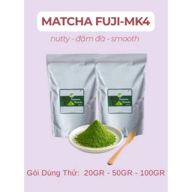 Bột matcha Fuji MK4 500gr - Chính hãng, màu đẹp, trà đạo latte Umani-Youli
