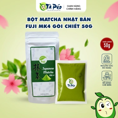 Bột Matcha Fuji MK4 50g - Vị Nutty Béo Bùi, Ngọt Ngào, Giá ưu đãi 119.000 VND (trước 154.700)