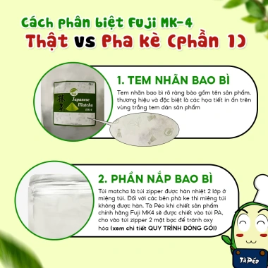 Bột Matcha Fuji MK4 50g - Vị Nutty Béo Bùi, Ngọt Ngào, Giá ưu đãi 119.000 VND (trước 154.700)