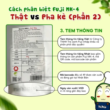 Bột Matcha Fuji MK4 50g - Vị Nutty Béo Bùi, Ngọt Ngào, Giá ưu đãi 119.000 VND (trước 154.700)