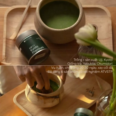 Bột Matcha INUCHA Kyoto Premium 30g - Cấp lễ, Thu hoạch Uji 2.025, Giá ưu đãi 725k