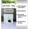 Bột Matcha Latte Grade 100gr – Thu hoạch vụ Hè Thu, Matcha Uji Nhật Bản, giá ưu đãi