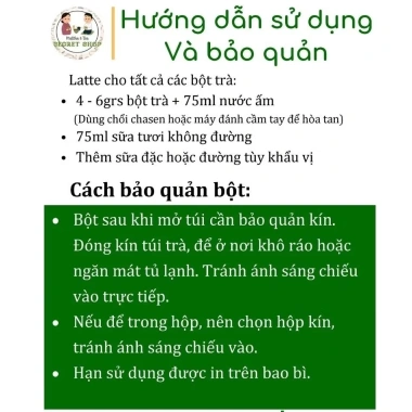 Bột Matcha NDS-2 Latte Grade 100g Cao Cấp Nhập khẩu Nhật Bản - Newdays SECRET SHOP 2