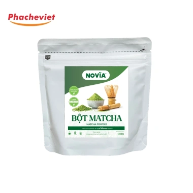 Bột matcha Novia nguyên chất 100g-500g, giảm giá 135k, hương vị tươi mới, chất lượng cao cho trà và bánh 2