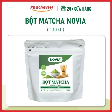 Bột matcha Novia nguyên chất 100g-500g, giảm giá 135k, hương vị tươi mới, chất lượng cao cho trà và bánh 5