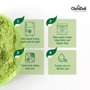 Bột Matcha Tachi Oishi 3A vụ xuân Matcha Haru – Đặc sản Quý Châu, dùng cho pha chế & làm bánh, giá ưu đãi 193.320₫