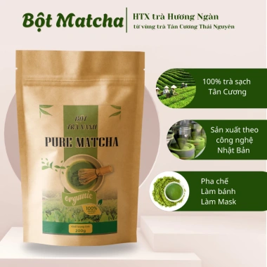 Bột Matcha Trà Xanh PURE Nguyên Chất Công Nghệ Nhật Bản, Giá 57.389 VND (Giảm 15%)