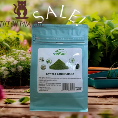 Bột matcha trà xanh Vinsaf 200gr - Ngon, bổ dưỡng, giá rẻ, giảm còn 183.312 VND