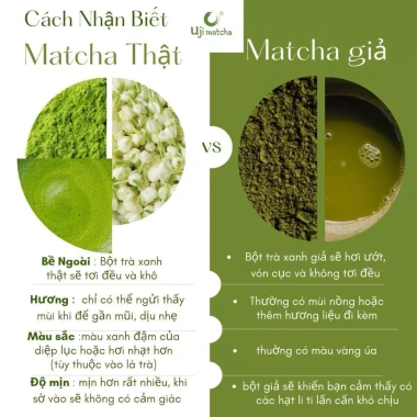 Bột Matcha UJI Ceremonial Grade 100g/500g Nhật Bản - Nguyên chất, không đường, không sữa, giá ưu đãi 185.000 VND 2 Bột Matcha UJI Ceremonial Grade 100g/500g Nhật Bản - Nguyên chất, không đường, không sữa, giá ưu đãi 185.000 VND 2