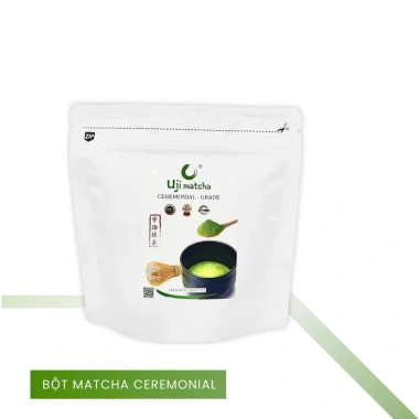 Bột Matcha Uji Ceremonial Grade Nhật Bản 50g-100g Túi Zip - Giá 220k Giảm Sốc 2