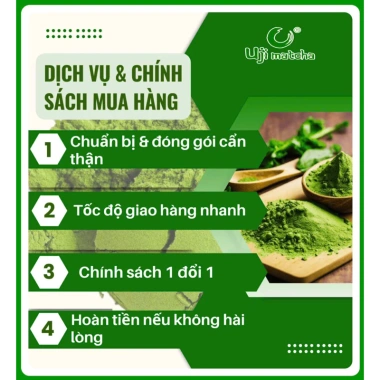 Bột Matcha Uji Jasmine hương nhài Trà xanh thượng hạng giá 141.500 đồng 9