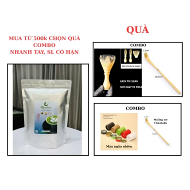 Bột Matcha Uji Latte Grade 100g-500g - Trà Xanh Nhật Bản, vị ít đắng, hậu vị ngọt, giảm giá 165k