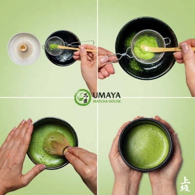 Bột Matcha Umaya Nhật Bản 200g - Giá 380k, nguyên chất pha chế và làm bánh