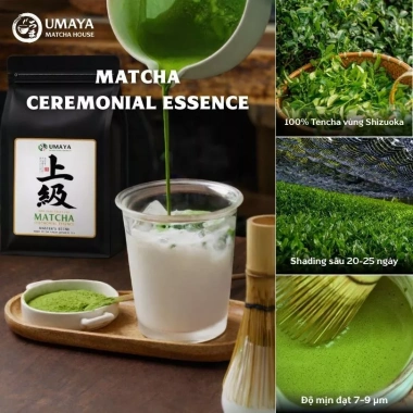 Bột Matcha Umaya Nhật Bản 200g - Giá 380k, nguyên chất pha chế và làm bánh